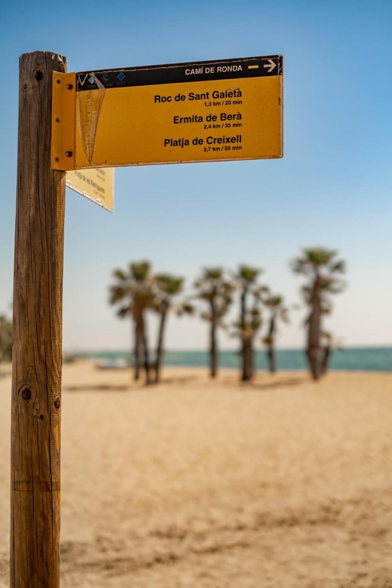 Encantador Apto En La Playa Coma-ruga Esterno foto