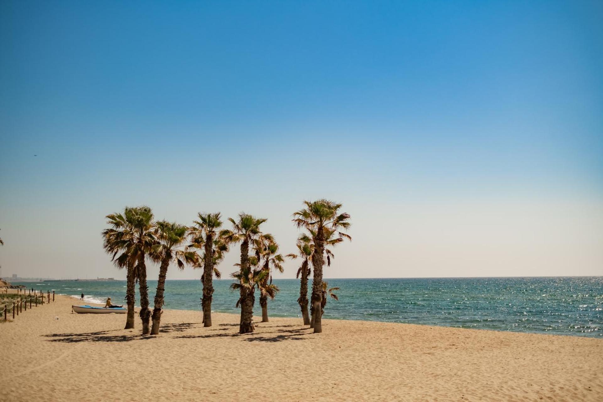 Encantador Apto En La Playa Coma-ruga Esterno foto